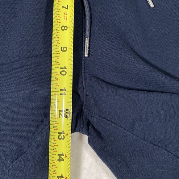 Abercrombie & Fitch A&F Soft Fleece Shorts Men's L Blue Drawstring Lounge Moose - Picture 7 of 8